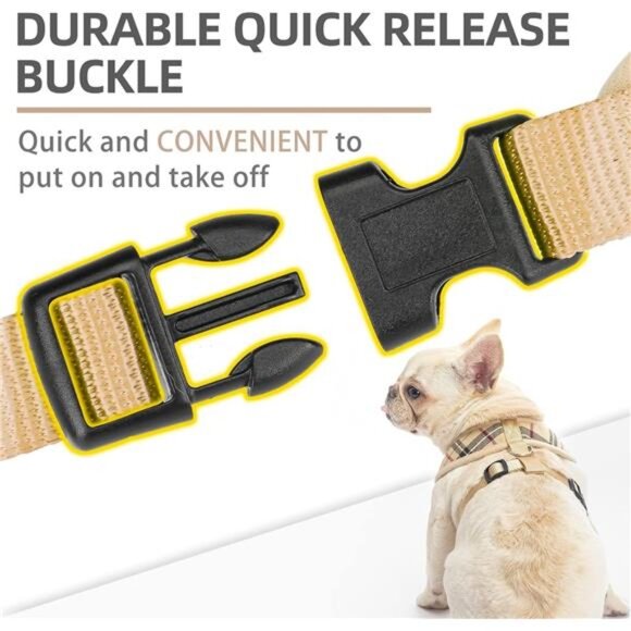 Soft Mesh Dog Harness and Leash Set Pet Puppy Cat Comfort Padded Vest No Pull - Picture 5 of 7